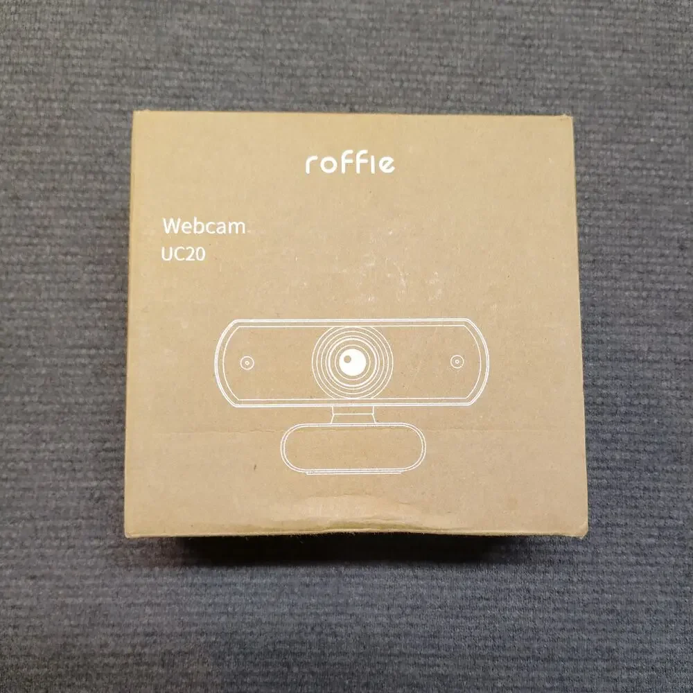 Roffie UC20 1080P Webcam Full HD Dual Microphone USB Camera